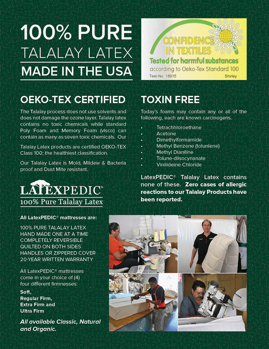 mesa az talalay latex highest ratings reviews consumer affairs bbb beds