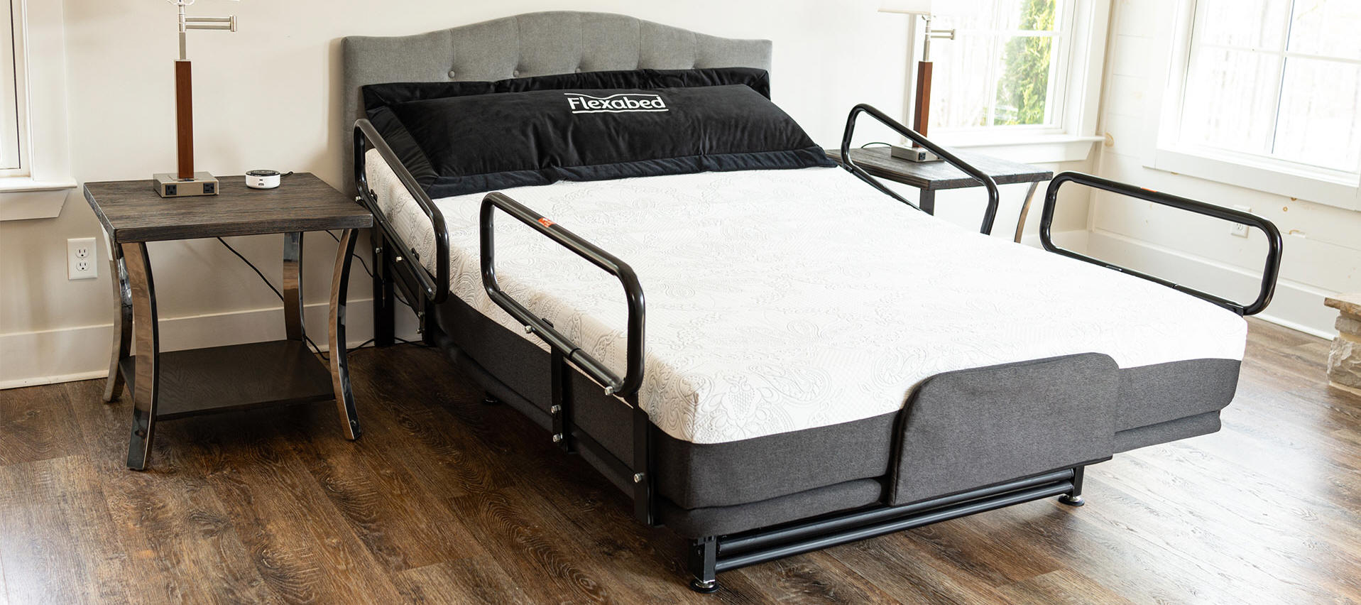 Flexabed raised to caregiver height